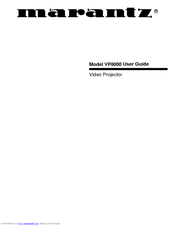 Marantz VP8000 User Manual