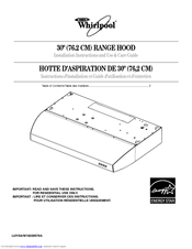 Whirlpool GXU7130DXS Installation Instructions And Use And Care Manual