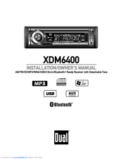DUAL XDM6400 Installation & Owner's Manual