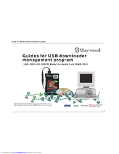 SHERWOOD LAD-500R - USB DOWNLOADER Manual