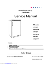 Haier HF-120TA Service Manual