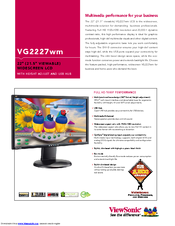 ViewSonic VG2227WM - 22