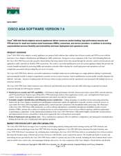 Cisco ASA5500-SC-5= - ASA 5500 Security Context Datasheet