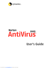 Symantec NORTON ANTIVIRUS 2005 User Manual