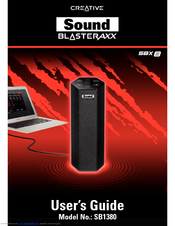 Creative Sound BlasterAxx SBX 8 User Manual