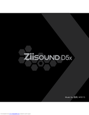 Creative ZiiSound D5x Manual