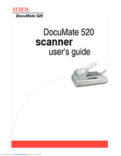 Xerox XDM5205DWU - DocuMate 520 User Manual