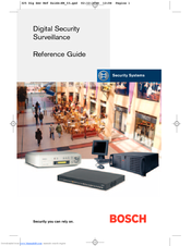 Bosch DVR1C1161 Reference Manual