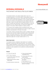 Honeywell HCD484L Specifications