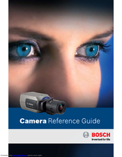 Bosch MegaPixel NWC-0900 Reference Manual