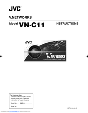 JVC C11U - VN Network Camera Instructions Manual