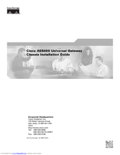 Cisco AS5400 Series Installation Manual