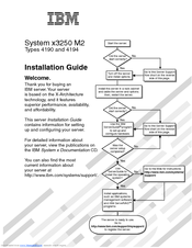 IBM System x3250 M2 Installation Manual