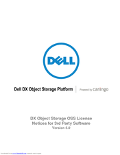 Dell DX Object Storage OSS 5.0 Notice