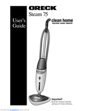 Oreck Steam-On User Manual