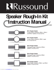 RUSSOUND SPEAKER ROUGH-IN KIT Instruction Manual
