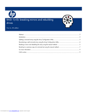 HP Smart Array 6i Manual