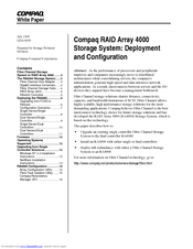 Compaq StorageWorks 4000 - RAID Array White Paper