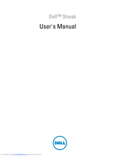 Dell Streak User Manual