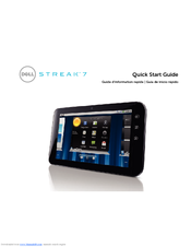 Dell Streak7 Quick Start Manual