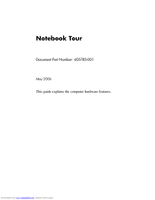 HP nc4400 - Notebook PC Manual