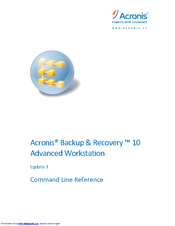 ACRONIS Backup & Recovery 10 Advanced Workstation Cli Reference Manual