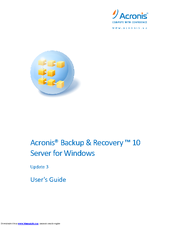 ACRONIS BACKUP AND RECOVERY 10 SERVER FOR LINUX - User Manual