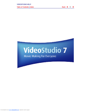 Ulead VideoStudio 7 Manual