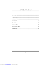 BIOSTAR A740G3L - BIOS Manual