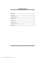 BIOSTAR A770E - BIOS Manual