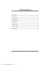 BIOSTAR TA785G3 PLUS - BIOS Manual