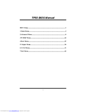 BIOSTAR TP55 - BIOS Manual