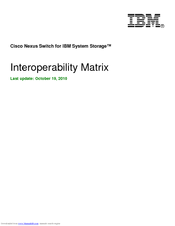 IBM NEXUS 5000 - OVERVIEW 19-10-2010 Compatibility Manual