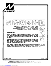 NAPCO MAGNUM ALERT RP1010 KEYPAD Manual