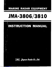 JRC JMA-3810 Instruction Manual