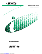 BENDIX BDW46 Instruction Book