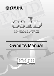 Yamaha CS1D Owner's Manual