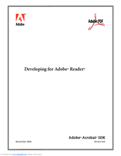 ADOBE ACROBAT SDK V8.0 Manual