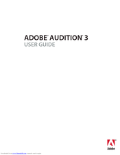 ADOBE AUDITION 3 User Manual