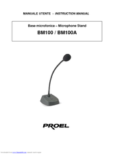 PROEL BM100 Instruction Manual