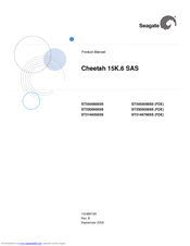 Seagate ST3146855SS - Cheetah 146.8 GB Hard Drive Product Manual