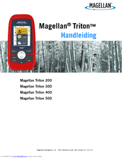 Magellan Triton Triton 400 Handleiding