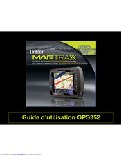 Uniden Maptrax GPS352 Guide Utilisateur