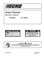 ECHO GT-200R - 10-05 Operator's Manual