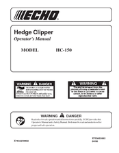 ECHO HC-150 - 04-06 1 Operator's Manual