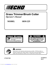 ECHO SRM-225 - 09-10 Operator's Manual