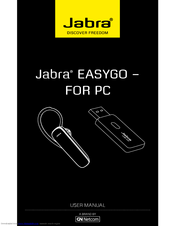 Jabra EASYGO FOR PC User Manual