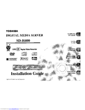 Toshiba SD-H400 - Combination Progressive-Scan DVD Player Installation Manual
