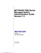 Netgear FSM726E-100NAS Administration Manual