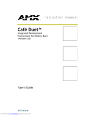 Amx CAFE DUET V1.8 Instruction Manual